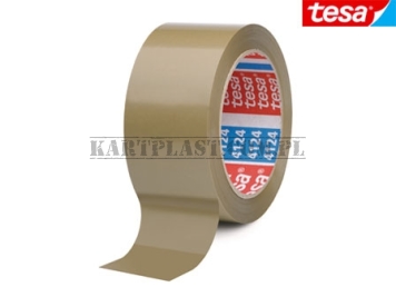Taśma Tesa 4124 50mm x 66m brązowa